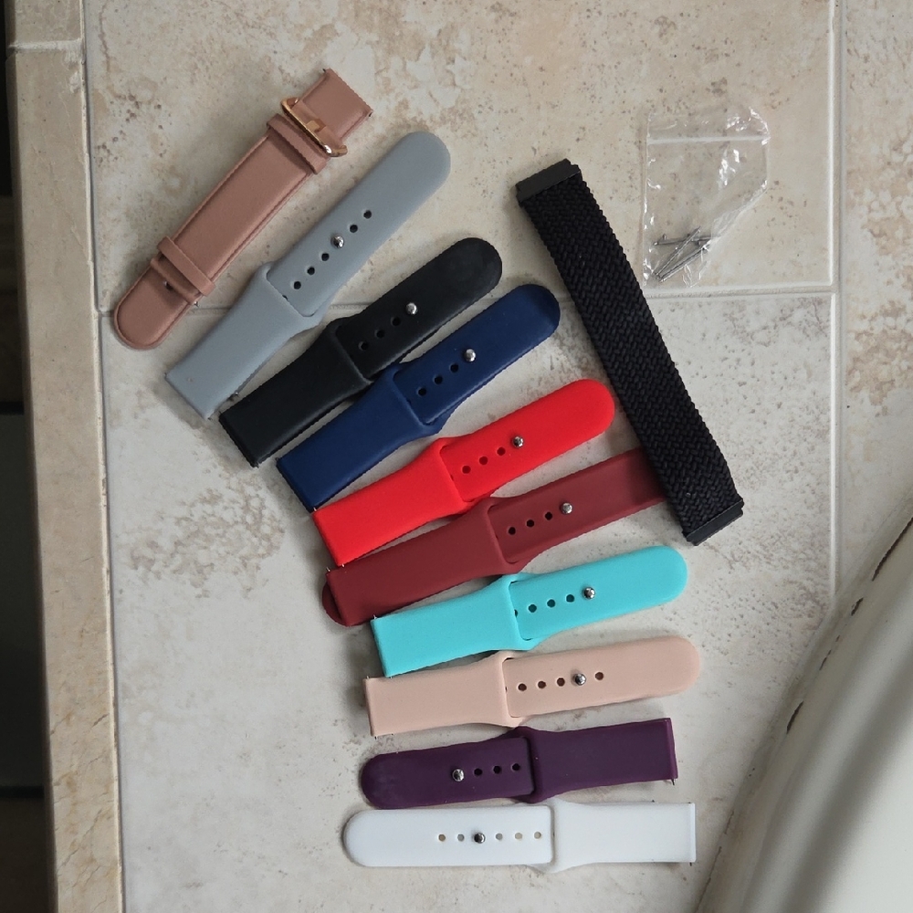 Samsung Watch Bands in Multicolor Set